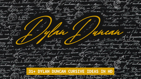 Dylan Duncan name signatures